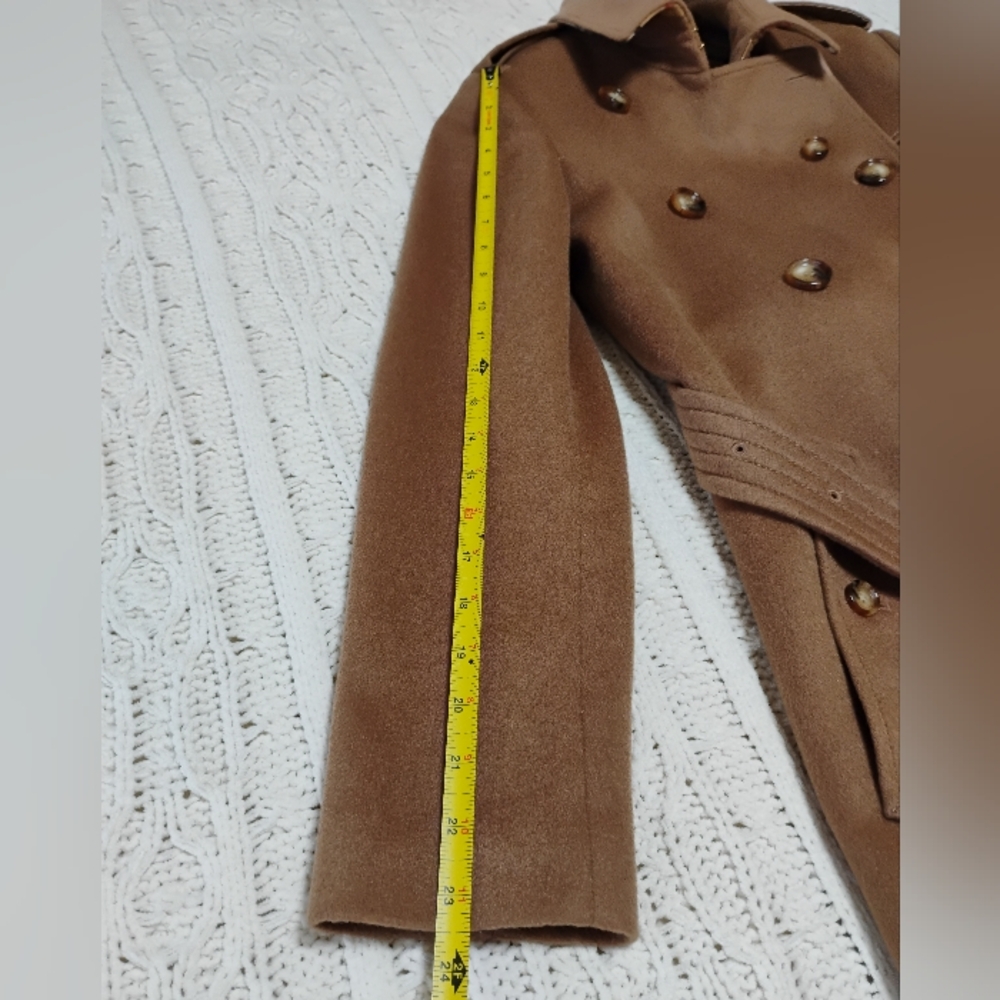 Burberry Cashmere Double-Breasted Coat - Picture 10 of 11